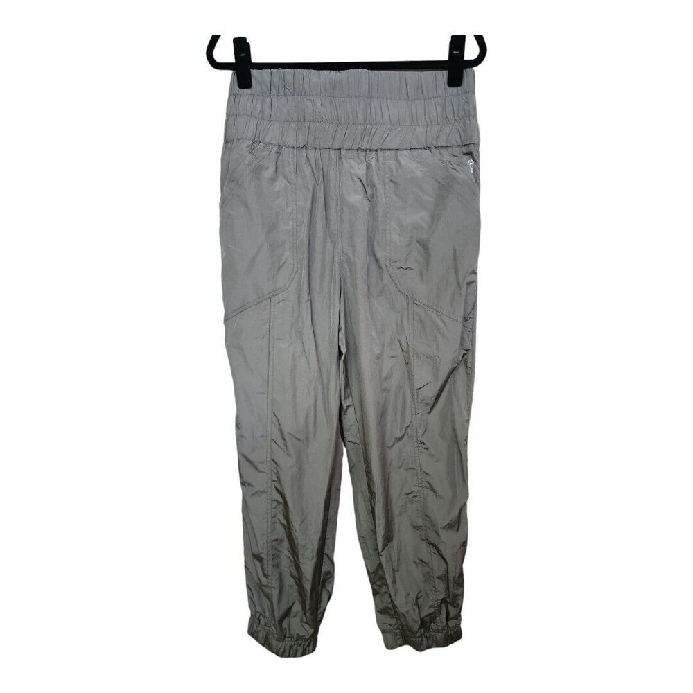 Free People FP Movement Joggers Womens The Way Home Green Windbreaker Nylon L